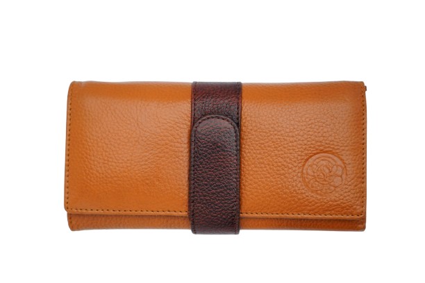 Komacat Leather Ladies’ Envelope Clutch | Snap Button Lock