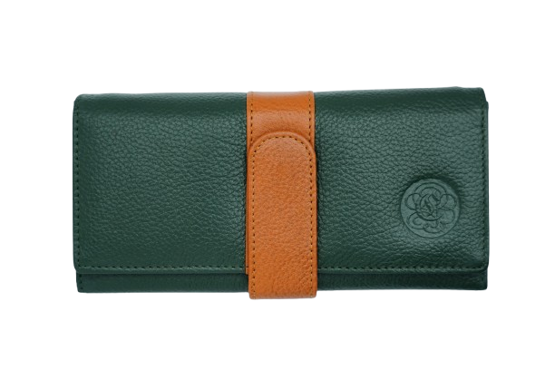 Komacat Leather Ladies’ Envelope Clutch | Snap Button Lock