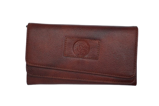 Komacat Leather Ladies’ Envelope Clutch | Trendy Lock Closure