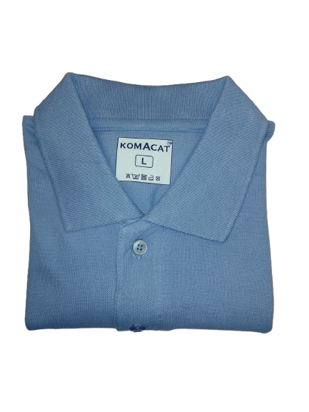 Komacat 100% Cotton Classic Unisex Polo T-Shirt