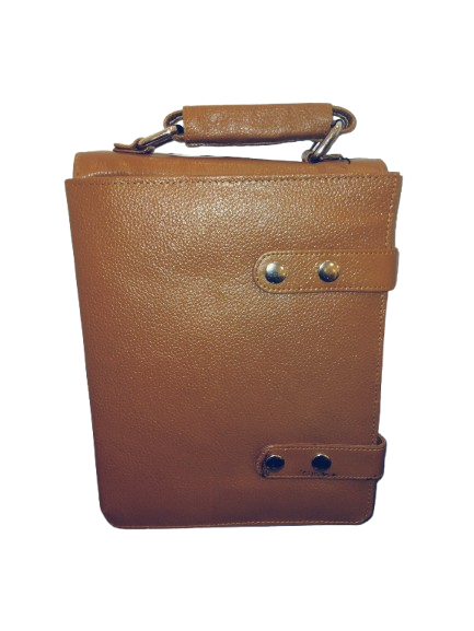 Komacat Leather Cross Body & Side Bag with Carry Handles