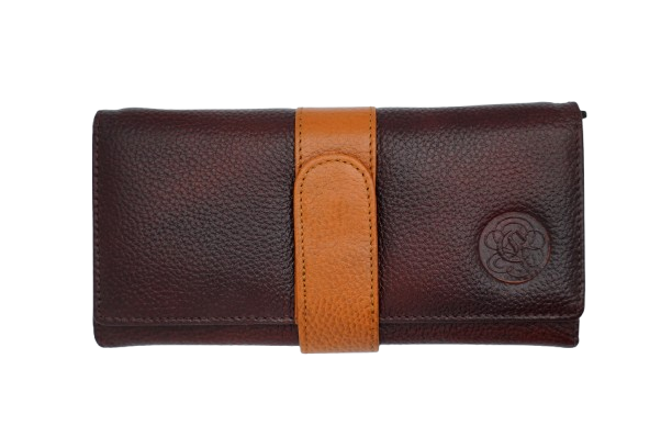 Komacat Leather Ladies’ Envelope Clutch | Snap Button Lock