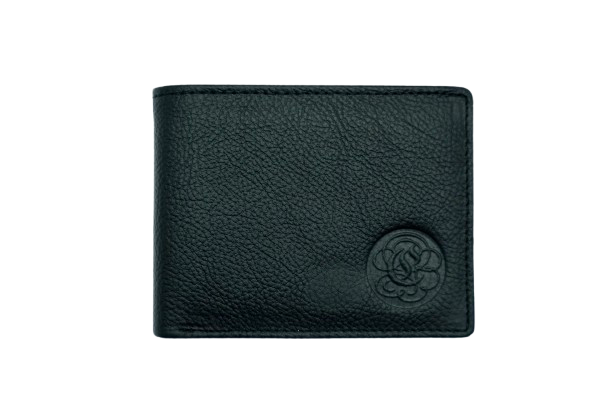 Komacat Men’s Leather Bifold Wallet | Smooth Finish