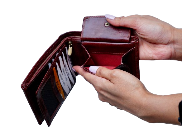 Komacat Men’s Leather Bifold Wallet | Pebbled Finish