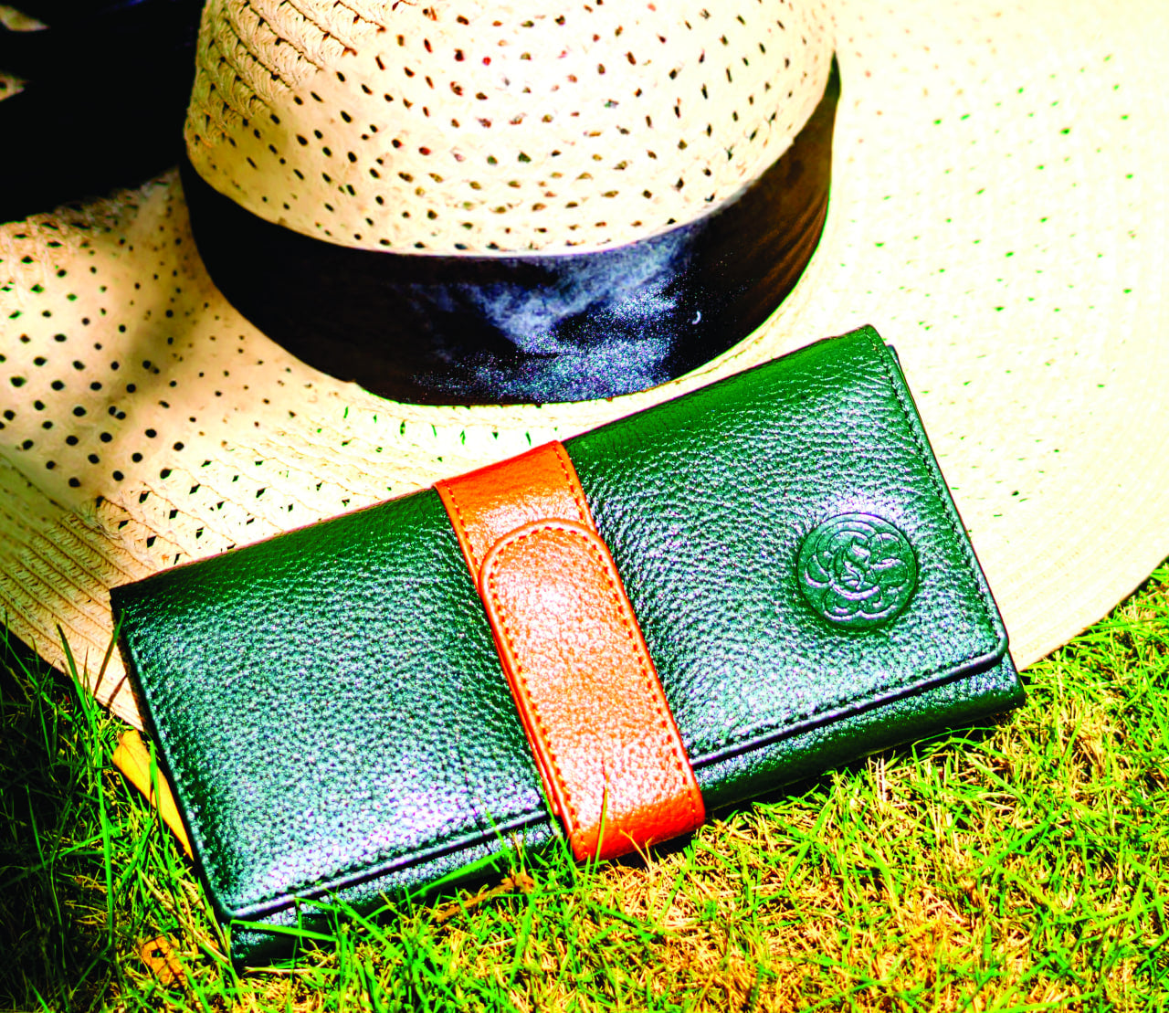 Komacat Leather Ladies’ Envelope Clutch | Snap Button Lock