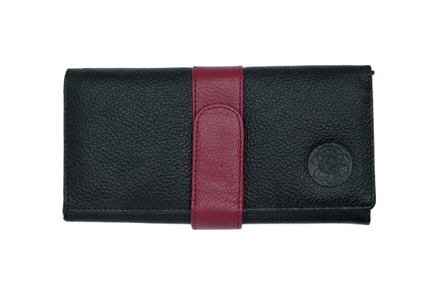 Komacat Leather Ladies’ Envelope Clutch | Snap Button Lock