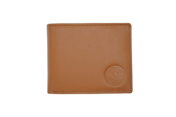 Komacat Men’s Leather Bifold Wallet | Pebbled Finish