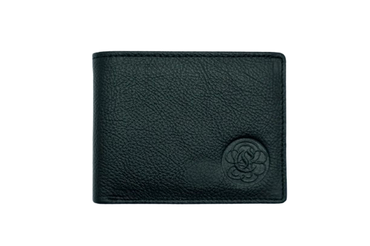 Komacat Men’s Leather Bifold Wallet | Smooth Finish